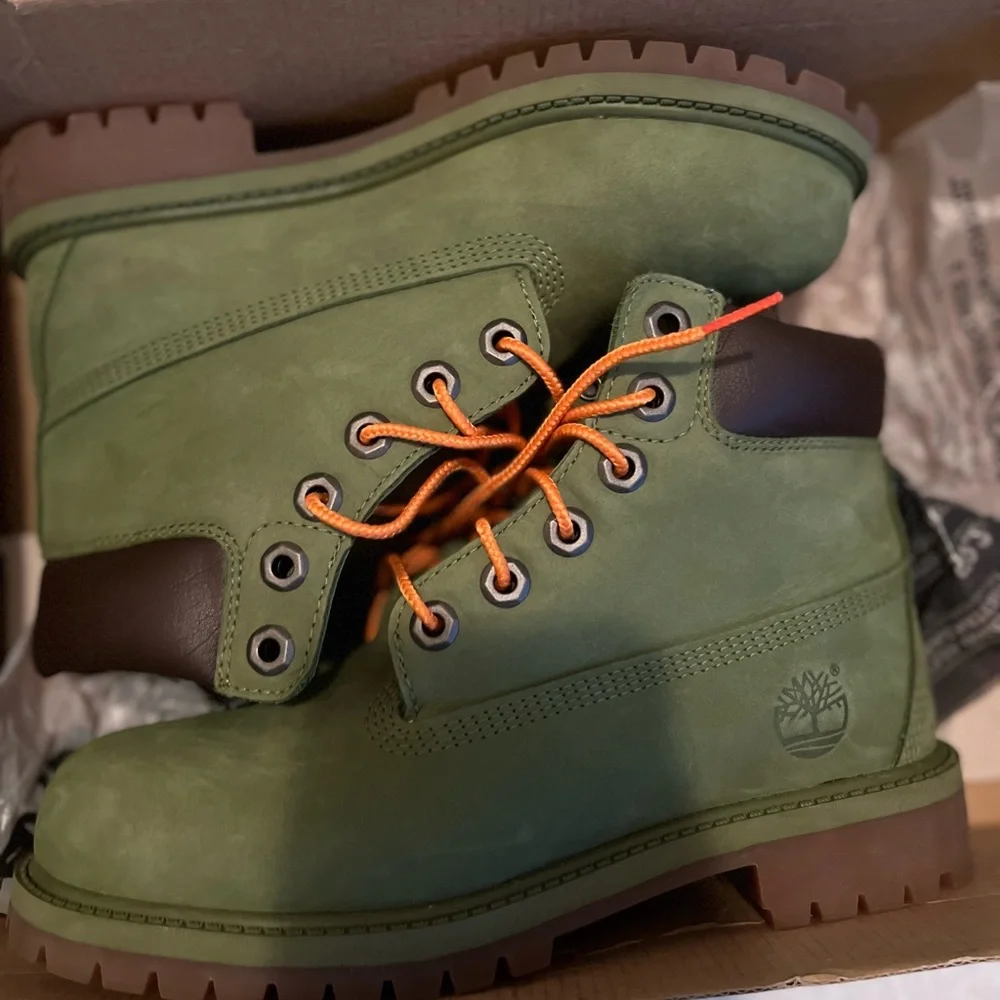 Timberland | Shoes | Womens Green Timberland Boots | Poshmark